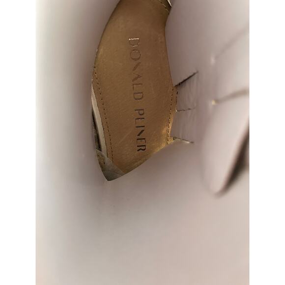 NEW Donald Pliner Eliaa Light Bronze Lace Lug Sole Boots sz 9.5 Boho Glam Sheer - Picture 10 of 11